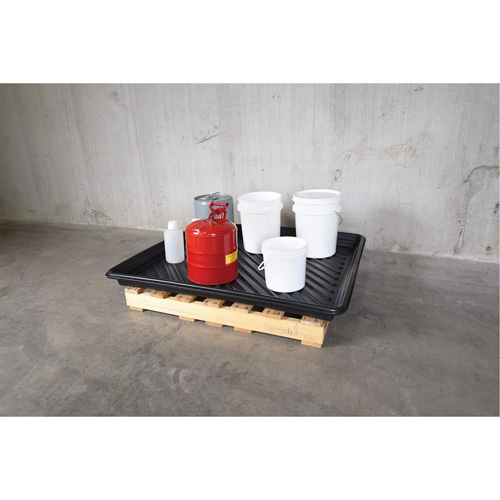 Ultra-Utility Trays&reg;, 36" L x 36" W x 4.75" H, 27 US gal. Spill Capacity Equipex