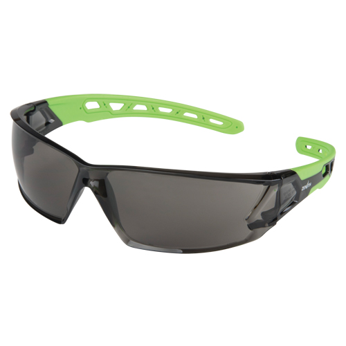 Lunettes de s&eacute;curit&eacute; s&eacute;rie Z2500, Lentille Grise/fum&eacute;e, Anti-&eacute;gratignures, ANSI Z87+/R&eacute;pond ou surpasse la norme CSA Z94.3 Equipex