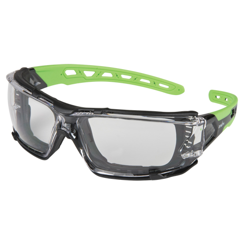 Z2500 Series Safety Glasses with Foam Gasket, Clear Lens, Anti-Scratch, ANSI Z87+/Meets/Exceeds CSA Z94.3 Equipex