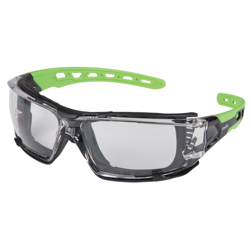 Z2500 Series Safety Glasses with Foam Gasket, Clear Lens, Anti-Fog, ANSI Z87+/Meets/Exceeds CSA Z94.3 Equipex