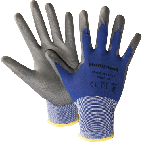 Gants mod&egrave;le WE50 Lite North Workeasy, 9/Grand, R&ecirc;vetement Polyur&eacute;thane, Calibre 18, Enveloppe en Nylon Equipex