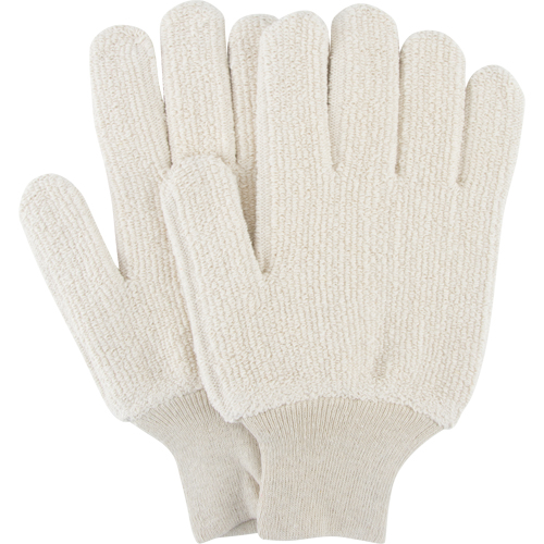 Gants r&eacute;sistants &agrave; la chaleur, Tissu &eacute;ponge, Grand, Prot&egrave;ge jusqu'&agrave; 212° F (100° C) Equipex