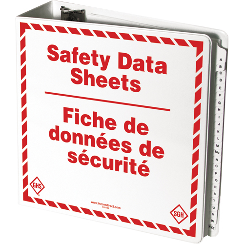 Reliures pour fiches de donn&eacute;es de s&eacute;curit&eacute; Equipex