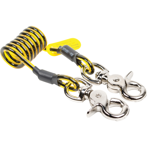 Coil Tool Tether, Coil, Dual Latch Equipex