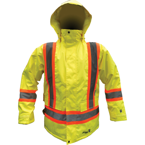 Parka de s&eacute;curit&eacute;, Jaune lime haute visibilit&eacute;, Petit Equipex