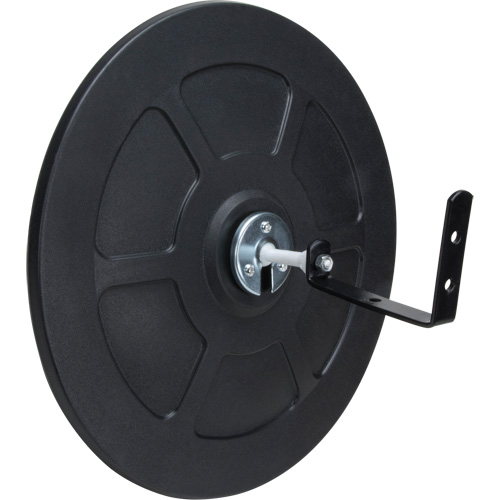Convex Mirror with Bracket, Indoor/Outdoor, 12" Diameter Equipex