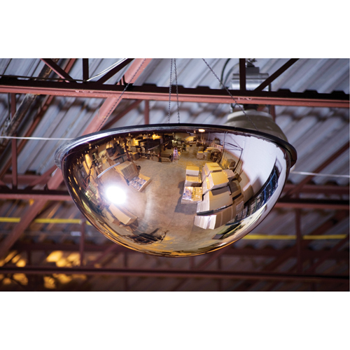 360° Dome Mirror, Full Dome, Closed Top, 18" Diameter Equipex