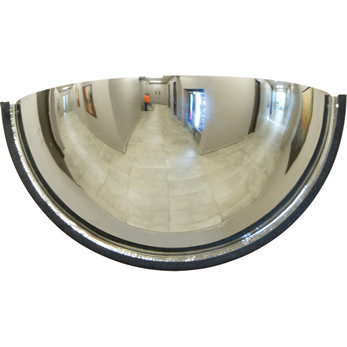 180° Dome Mirror, Half Dome, Closed Top, 18" Diameter Equipex