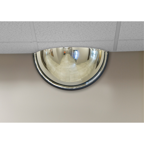 180° Dome Mirror, Half Dome, Closed Top, 18" Diameter Equipex