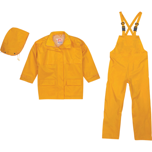 V&ecirc;tement imperm&eacute;able Open Road 150D 3 pi&egrave;ces ind&eacute;chirable, Polyester, 3T-Grand, Jaune Equipex
