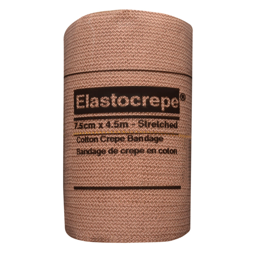 Bandage en cr&ecirc;pe de coton, Rouleau lo x 3" la, Classe 1 Equipex