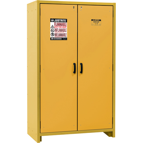 Armoire d'entreposage 30 minutes s&eacute;curitaire et conforme &agrave; la norme EN, 45 gal., 2 Porte(s), 45,83" La x 76,65" h x 24,21" p Equipex