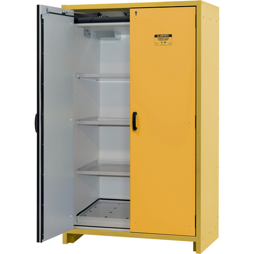 Armoire d'entreposage 30 minutes s&eacute;curitaire et conforme &agrave; la norme EN, 45 gal., 2 Porte(s), 45,83" La x 76,65" h x 24,21" p Equipex