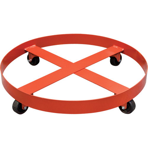 Socles roulants pour Poly-Collector, 27,5" dia. x 5,5" h Equipex