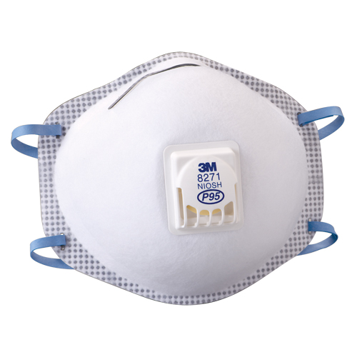 Respirateurs contre les particules 8271, P95, Certifi&eacute; NIOSH Equipex