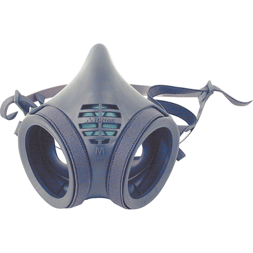 8000 Series Half-Mask Respirator, Elastomer/Thermoplastic, Small Equipex