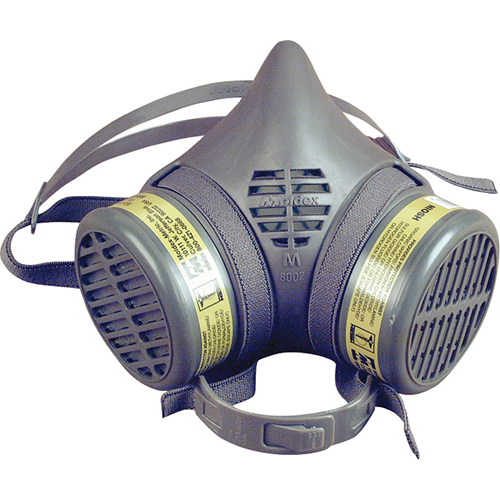 8000 Series Assembled Respirator, Elastomer/Thermoplastic, Small Equipex