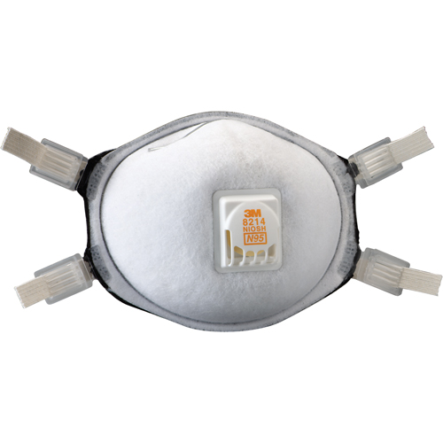 Respirateurs contre les particules 8214 pour soudage, N95, Certifi&eacute; NIOSH Equipex