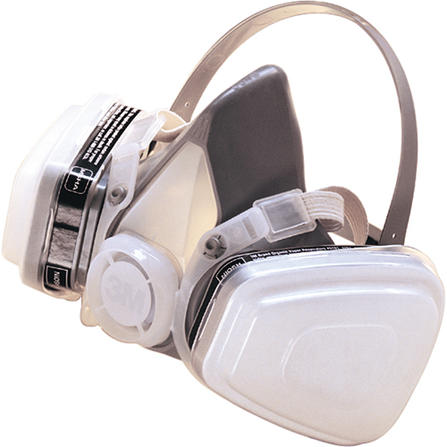 Respirateur jetable &agrave; demi-masque P95 peinture &agrave; pulv&eacute;riser/pesticides, &eacute;lastom&egrave;re/Thermoplastique, Moyen Equipex