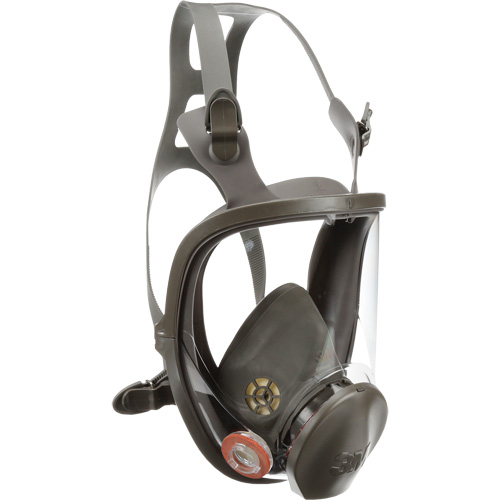 Respirateur r&eacute;utilisable &agrave; masque complet s&eacute;rie 6000, &eacute;lastom&egrave;re/Silicone/Thermoplastique, Moyen Equipex