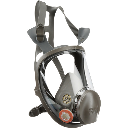 6000 Series Full Facepiece Reusable Respirator, Elastomer/Silicone/Thermoplastic, Large Equipex