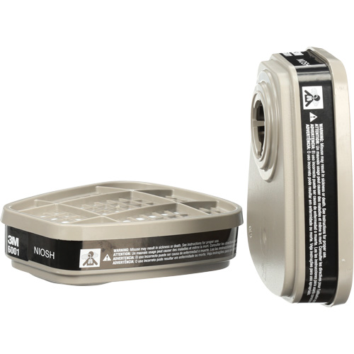 Cartouches pour respirateur s&eacute;rie 6000, Cartouche gaz/vapeur, Vapeur organique Equipex