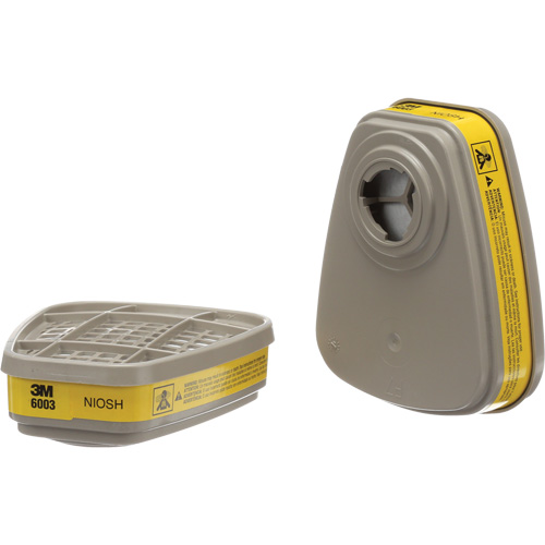 Cartouches pour respirateur s&eacute;rie 6000, Cartouche gaz/vapeur, Vapeurs organiques/Gaz acides Equipex