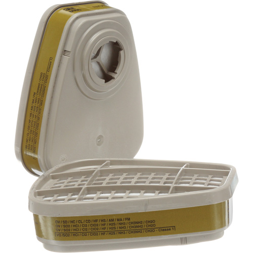 Cartouches pour respirateur s&eacute;rie 6000, Cartouche gaz/vapeur, Gaz multiples/Vapeurs Equipex