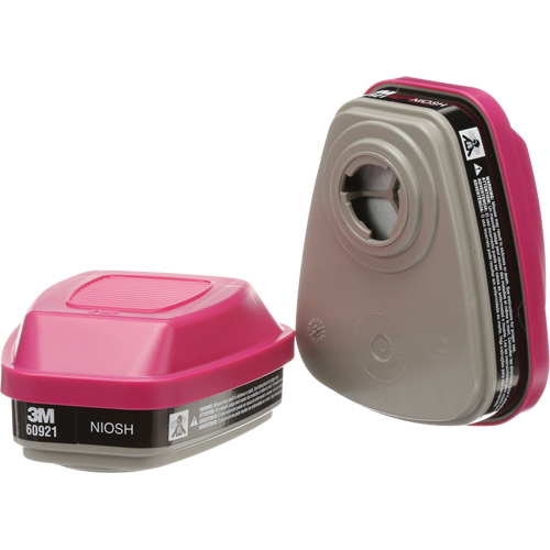 Cartouches pour respirateur s&eacute;rie 6000, Cartouche gaz/vapeur, Vapeurs organiques/P100 Equipex