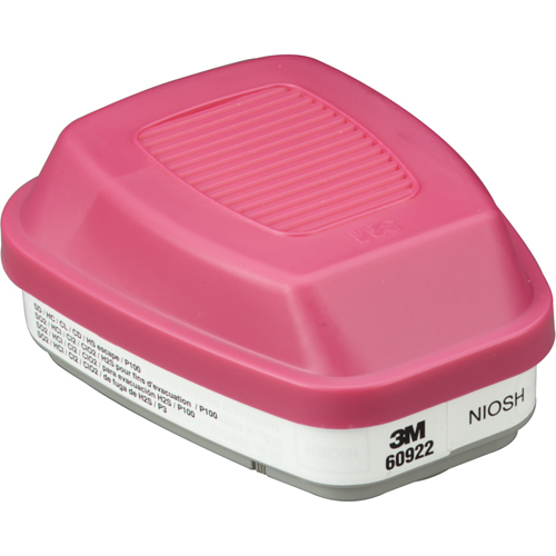 6000 Series Respirator Cartridges, Gas/Vapour Cartridge, Acid Gas/P100 Equipex