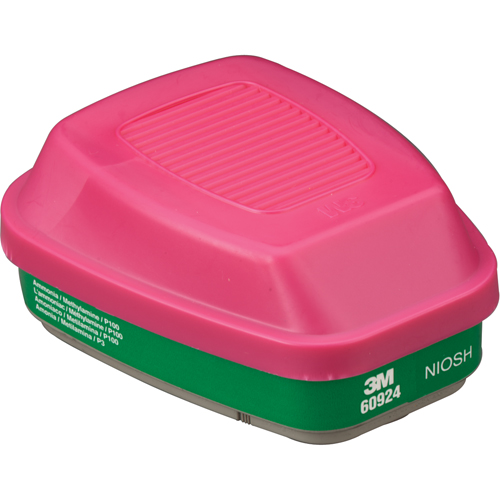 Cartouches pour respirateur s&eacute;rie 6000, Cartouche gaz/vapeur, Ammoniac/M&eacute;thylamine Equipex