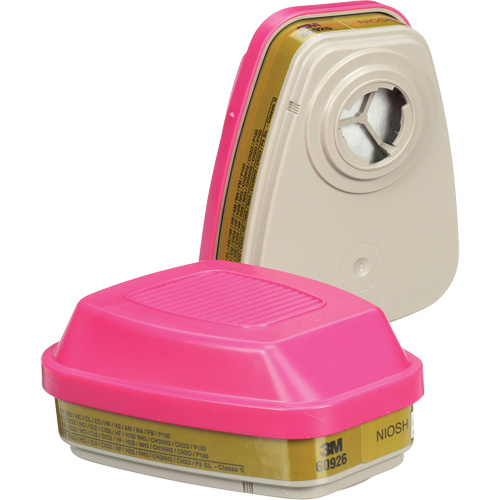 6000 Series Respirator Cartridges, Gas/Vapour Cartridge, Multi-Gas/Vapour/P100 Equipex