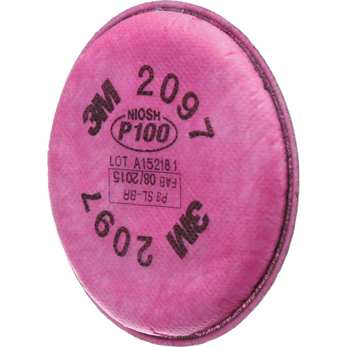 Pr&eacute;filtres pour respirateurs s&eacute;rie 2000, Filtre contre les particules, Vapeurs organiques/P100 Equipex