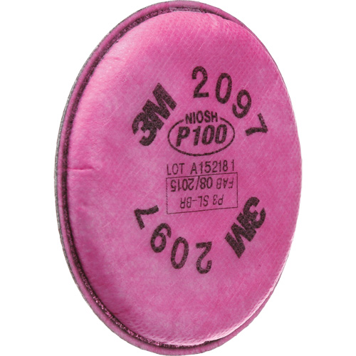 Pr&eacute;filtres pour respirateurs s&eacute;rie 2000, Filtre contre les particules, Vapeurs organiques/P100 Equipex