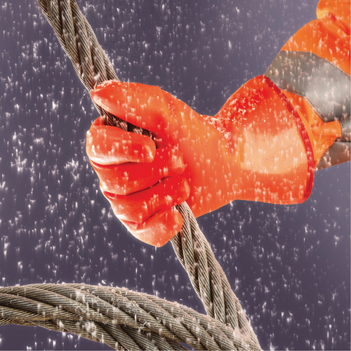 Gants Polar Grip 23-700, 9/Grand, R&ecirc;vetement PVC, Enveloppe en Nylon Equipex