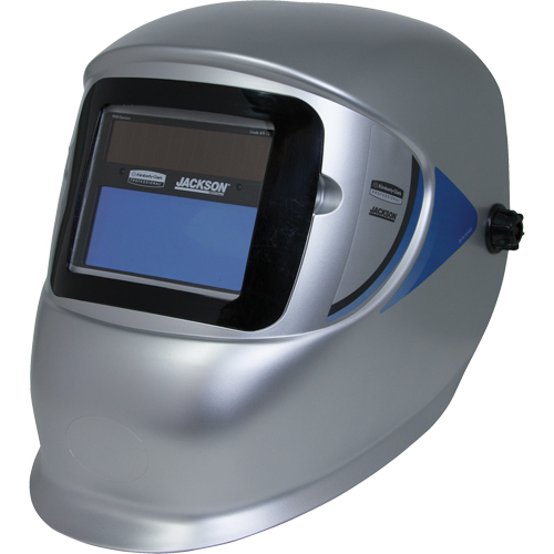 Masque de soudage FAA variable WH40, 3,77" lo x 1,65" la Champ de vision, Teinte 9 - 13, Argent Equipex
