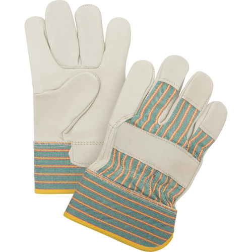 Gants pour ajusteur r&eacute;sistant &agrave; l'abrasion, Moyen, Paume en Cuir fleur de vache Equipex