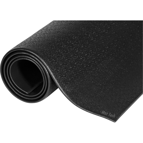 Comfort-King Mats, Smooth, 2' x 3' x 3/8", Black, Sponge Equipex