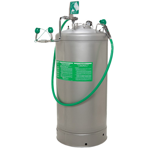 Portable Eyewash Stations, Pressurized, 37 gal. Capacity, Meets ANSI Z358.1 Equipex