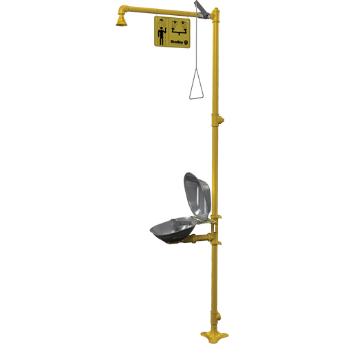 Combinaison de douche d'urgence & douche oculaire Halo Equipex