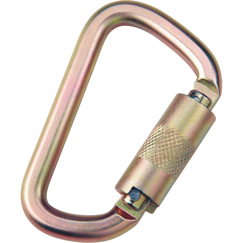 Mousqueton pour connecteur d'ancrage, Acier, Capacit&eacute; 420 lb Equipex