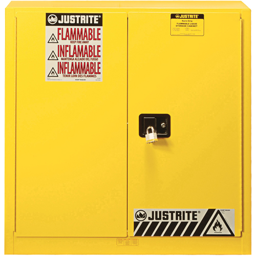 Armoire de s&eacute;curit&eacute; pour produits inflammables Ex Sure-Grip, 30 gal., 2 Porte(s), 36" La x 35" h x 24" p Equipex
