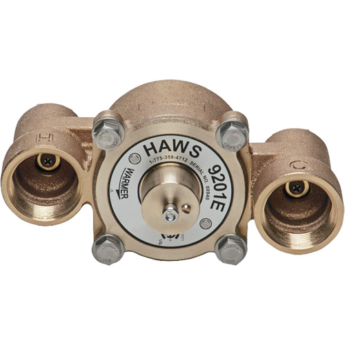 Vannes de m&eacute;lange thermostatique, 31 gal./min Equipex