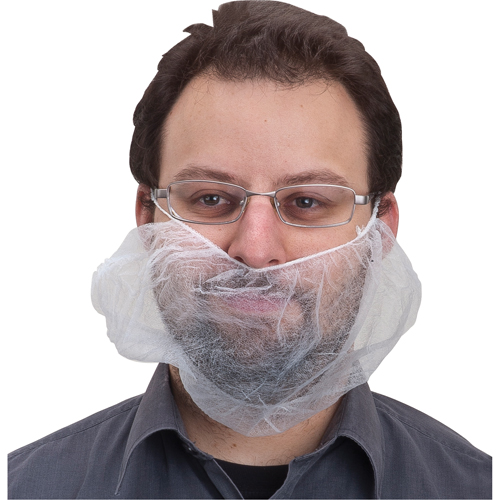 Filets &agrave; barbe, Polypropyl&egrave;ne, Blanc Equipex