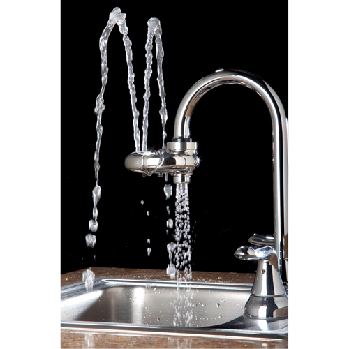 Axion&reg; Eye/Face Wash Station, Sink Mount Installation, Stainless Steel Bowl Equipex