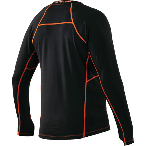 Long Sleeve Thermal Shirts, Men's, Medium, Black Equipex