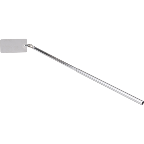 Inspection Mirror, Rectangular, 3-3/4" L x 2" W, Telescopic Equipex