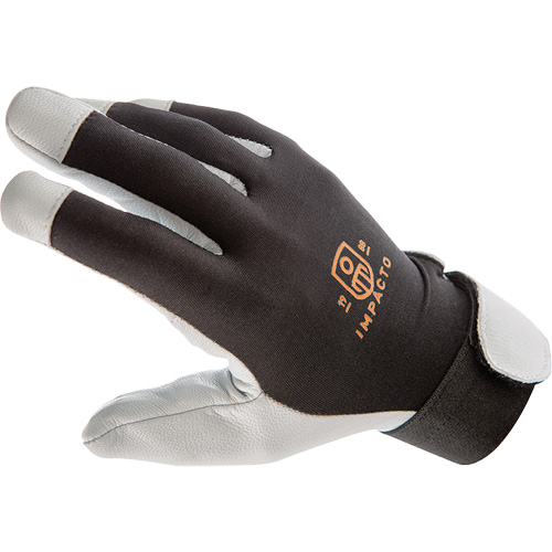 Anti-Vibration Air Glove&reg;, Size Medium, Pearl Leather Palm Equipex