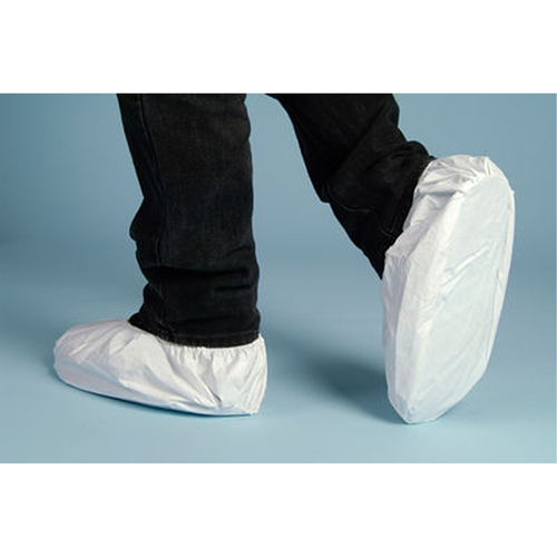 Shoe Covers, Large, Microporous, White Equipex