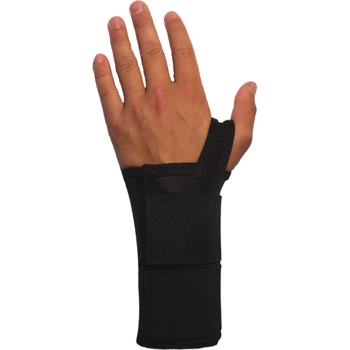 Dual Elastic Wrist Supports, Elastic, Left Hand, Small Equipex